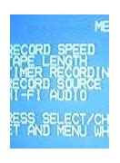 Image result for VCR Display Menu