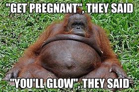 Image result for Pregnancy Glow Meme