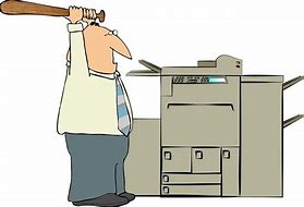 Image result for Person Breaking Printer Pic