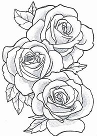 Image result for Rose Tattoo Outline