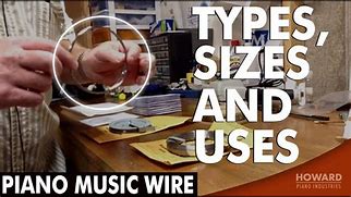 Image result for Piano Wire Size Chart