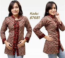 Image result for Model Baju Batik Kantor