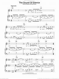 Image result for Bass Guitar Sheet Music Sound of Silence