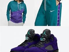 Image result for Jordan 5 Grape Outfit
