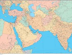 Image result for Middle East Country Map