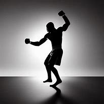 Image result for MMA Fighter Silhouette