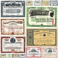 Image result for Stock Certificate Old-Fashioned