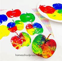 Image result for Apple Stamps for Preschool