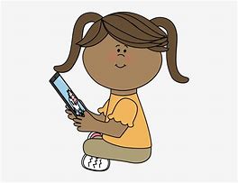 Image result for Cartoon Holding iPad