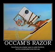 Image result for Occum's Razor Meme