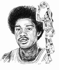 Image result for Julius Erving Pencil Drawing