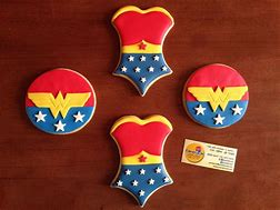 Image result for Wonder Woman Cookies