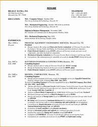 Image result for Mechanical Engineering Curriculum Vitae Sample