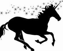 Image result for Black Unicorn Transparent Background