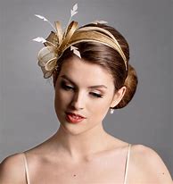 Image result for Gold Fascinators for Weddings