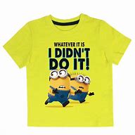 Image result for Minion T-Shirt Boy