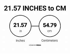 Image result for 57 Inches to Cm