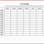 Image result for 7-Day Weekly Calendar Printable