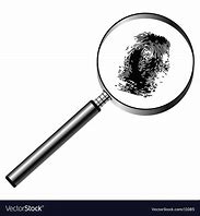 Image result for Magnifying Glass with Fingerprint Clip Art