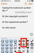 Image result for Copyright Symbol iPhone