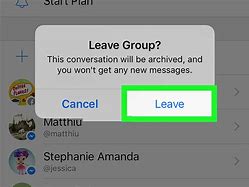 Image result for How to Leave Group Chat