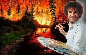 Image result for Female Bob Ross