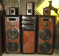 Image result for Shelf Stereo System with Multiple 5 CD Player