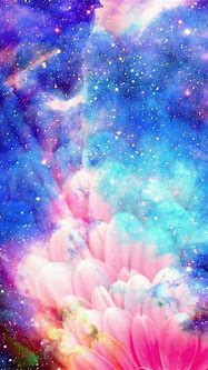 Image result for Galaxy Flower Waklpaoer