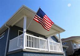 Image result for House with American Flag