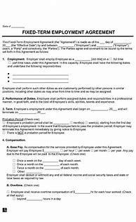 Image result for Employee Contract Form