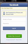 Image result for Facebook Log in Username and Password