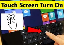 Image result for Enable Touch Screen