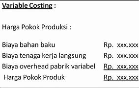 Image result for Perhitungan Harga Pokok Produksi Metode Full Costing