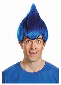 Image result for Troll Face Blue Hair