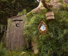 Image result for Shrek Swamp Outhouse