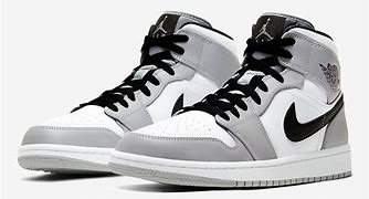 Image result for Grey Black and White Air Jordans