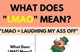 Image result for Lmao Meaning