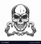 Image result for Chain Skull Clip Art