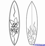 Image result for Surfboard Draw