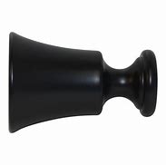 Image result for Black Curtain Rod Finials