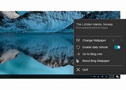 Image result for Bing Live Wallpaper Windows 10