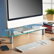 Image result for Glass Monitor Stand