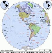 Image result for Western Hemisphere Topographical