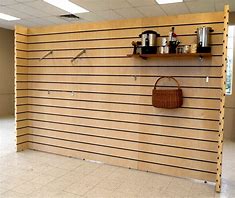 Image result for Slatwall with Door Hardware Display