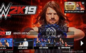 Image result for WWE 2K19 Main Menu