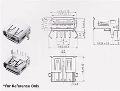 Image result for USB a Technical Dimensions
