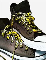 Image result for Hazard Tape Shoe Laces