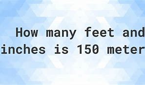 Image result for How Big Is 150 Meters