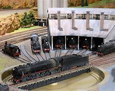 Image result for Model Railroad Roundhouse