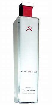 Image result for Hammer Sickle Vodka